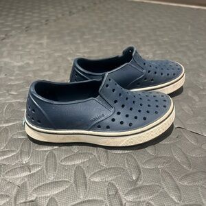 Native Navy Blue Kids Slip-On Shoes